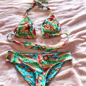 Luli Fama Sexy bikini reversible bikini.
